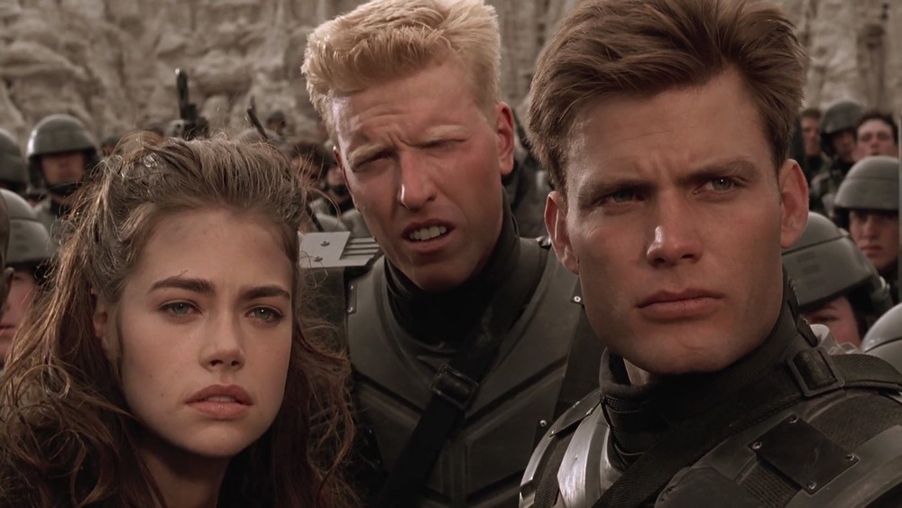 Starship Troopers cast together