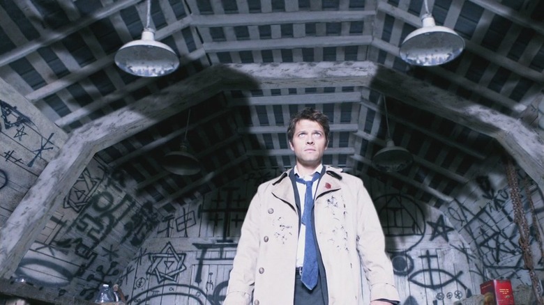 Castiel with wings