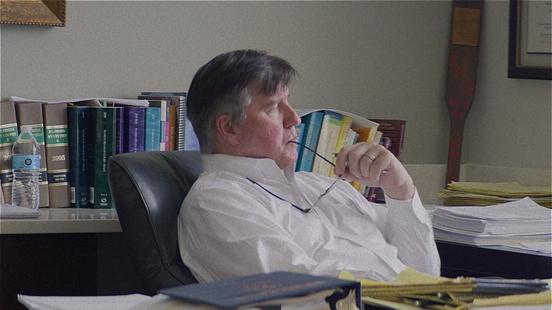 Attorney Gregory Anderson in his office