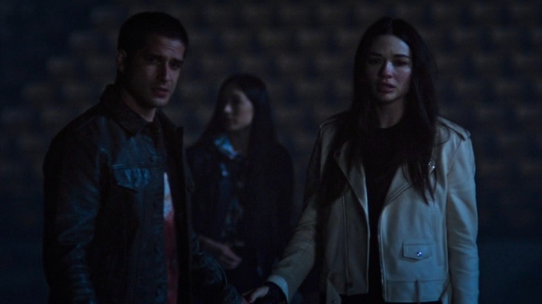 Scott and Allison look concerned