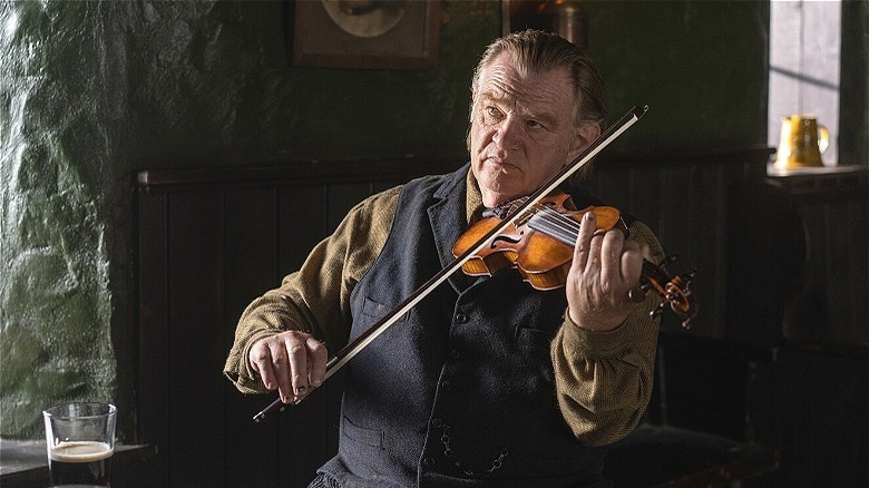 Colm playing a violin