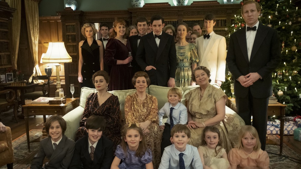 A very royal family Christmas portrait on The Crown