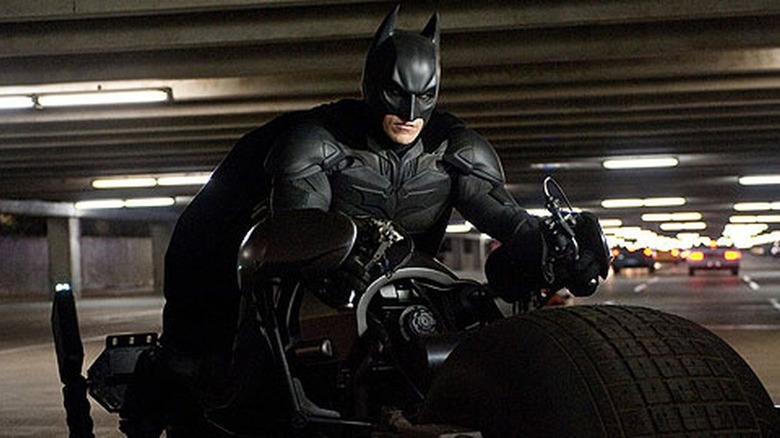 Batman on the batpod