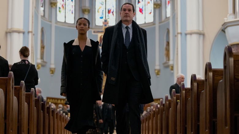 Lenore and Frederick Usher walking