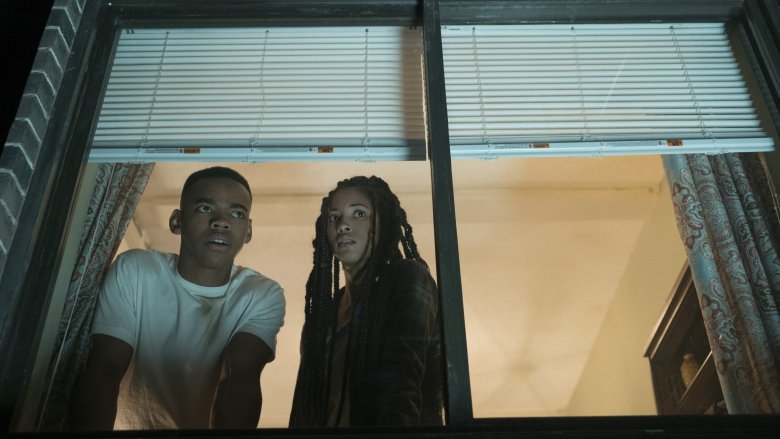 Jovan Wade, Lex Scott Davis in The First Purge