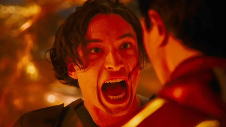 Alternate Barry screaming at Prime Barry