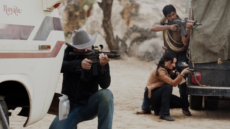 Dylan, Juan, and Adela shooting 