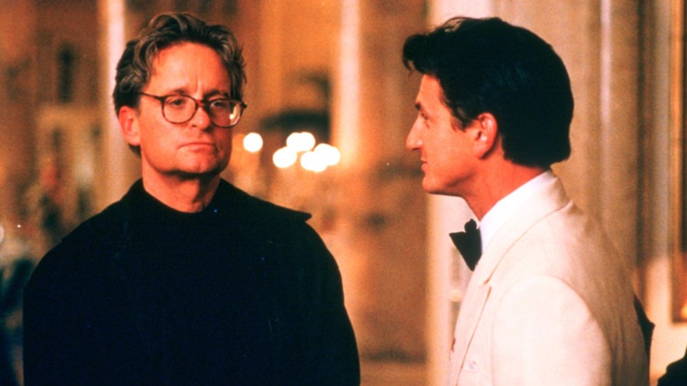 Michael Douglas and Sean Penn in The Game