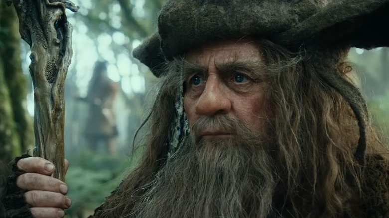 Radagast looks worried