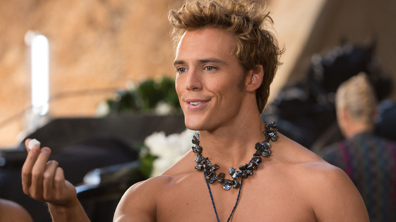 Finnick holding up a sugar cube