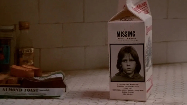 Laddie's face on a milk carton