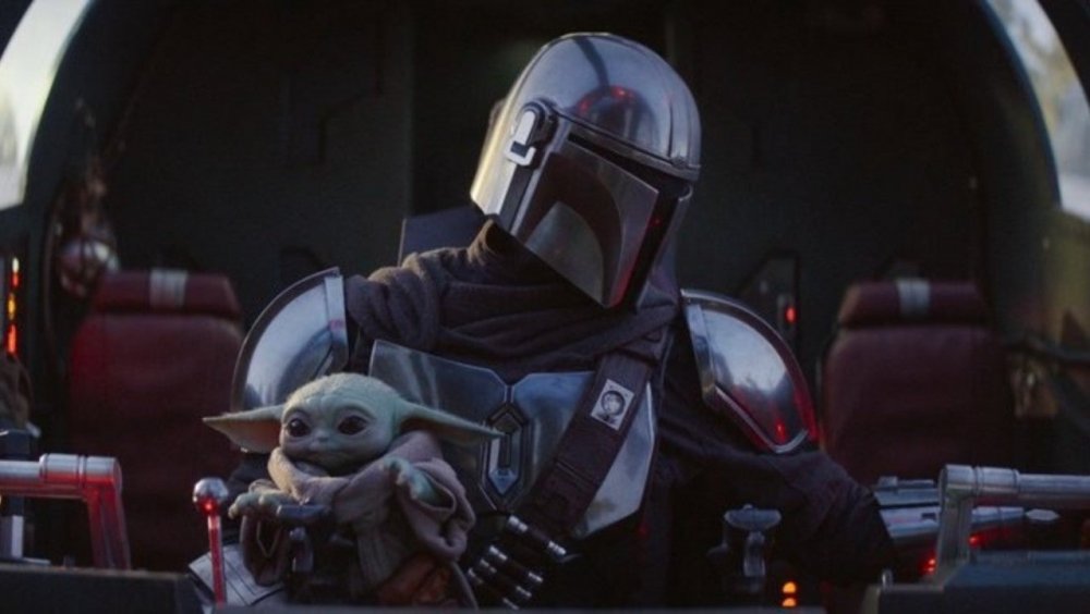 The Mandalorian with the Child, the most important thing in the universe