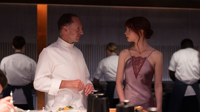 Chef Julian talking with Margot