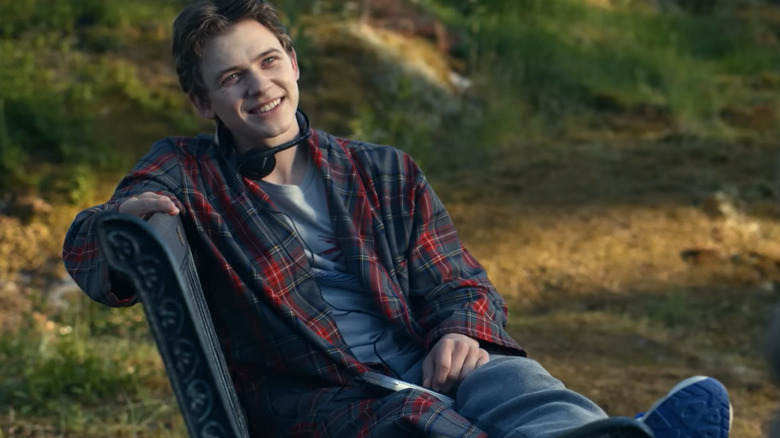 Kevin on his seaside bench