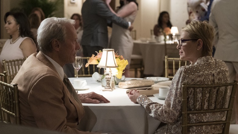 Stone and Mary at table