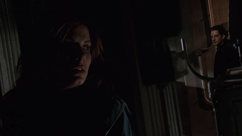 Angela Bennett in the dark