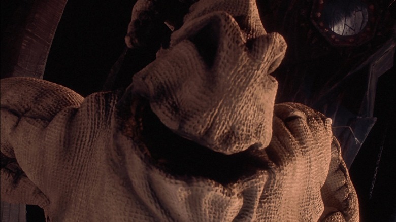 Oogie Boogie leans forward