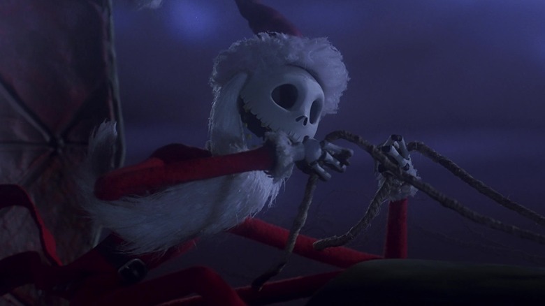 Jack pulls his sleigh's reins