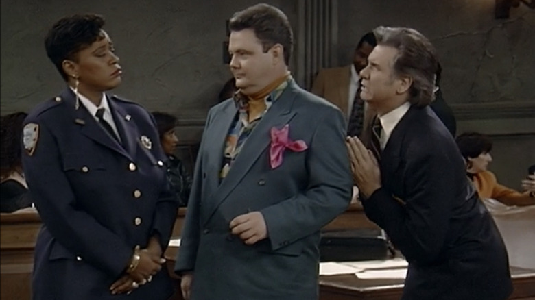 Marsha Warfield, Glenn Shadix, and John Larroquette on "Night Court"