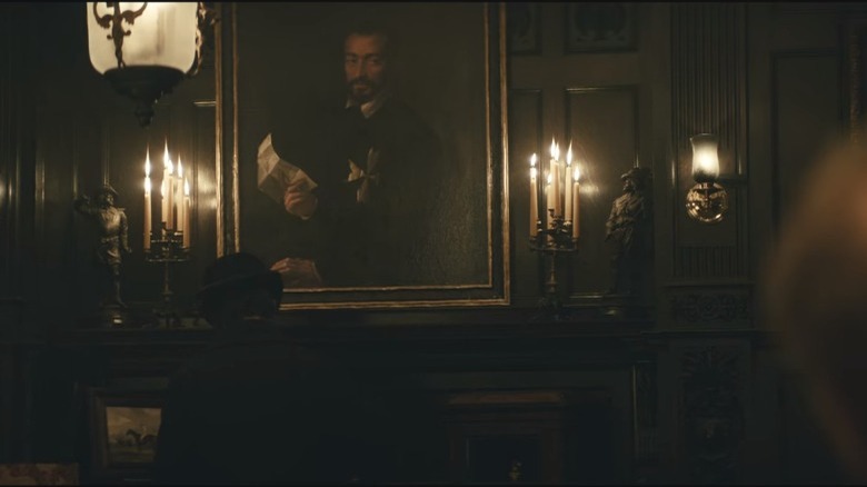 candlelit painting of Le Clerc