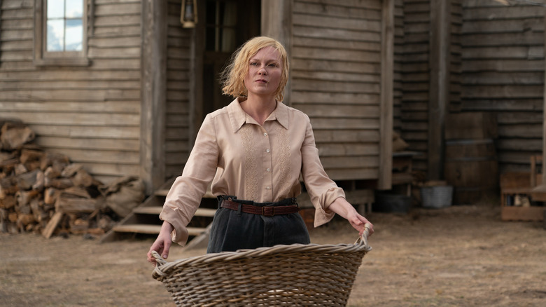 Power of the Dog Kirsten Dunst laundry basket