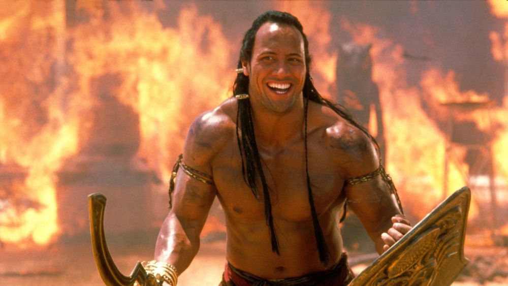 The Scorpion King in battle