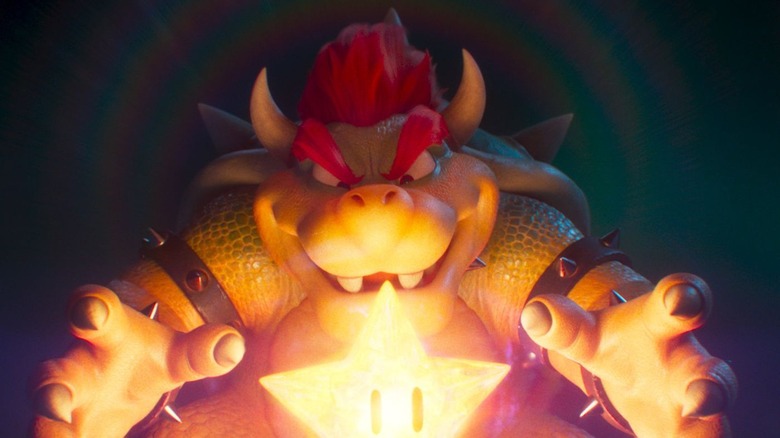 Bowser taking the Super Star