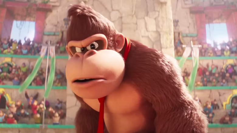 Donkey Kong looking angry