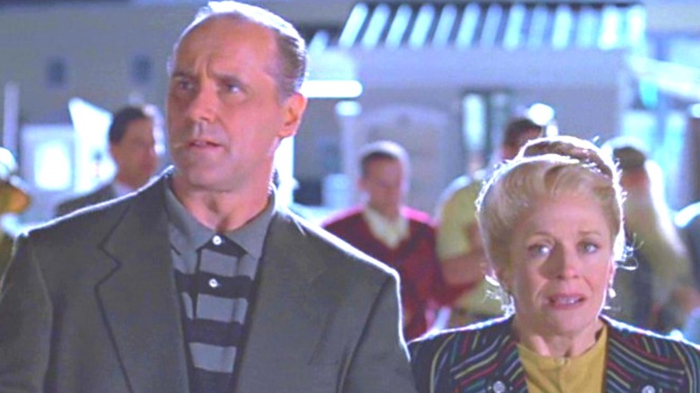 Truman's parents walking