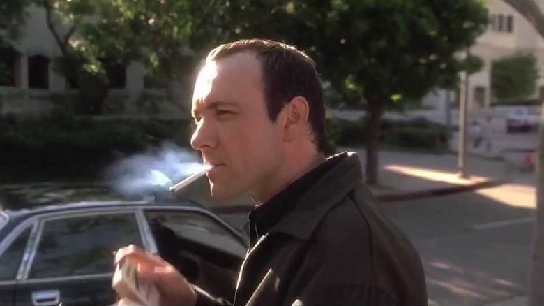 Keyser Soze lights a cigarette