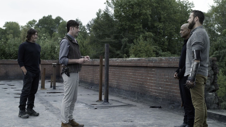 Daryl, Lance, Gabriel, and Aaron on rooftop