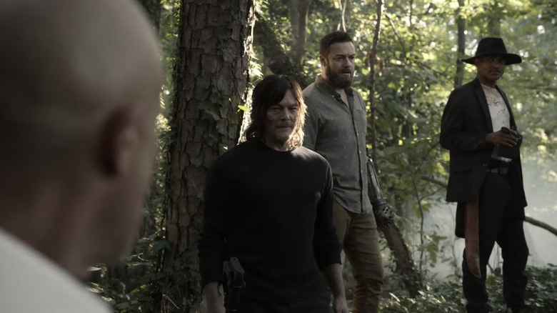 Daryl, Aaron and Father Gabriel