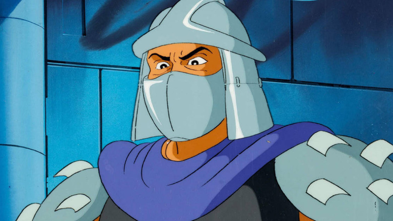 Shredder, looking evil