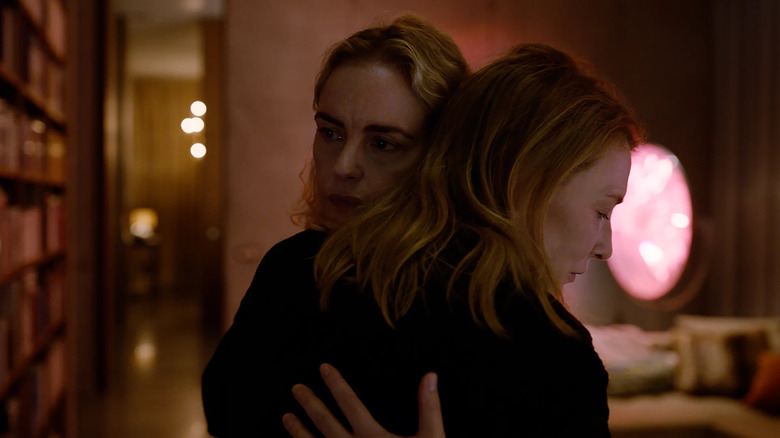 Lydia hugs her partner