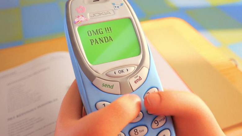 Nokia phone sending panda text