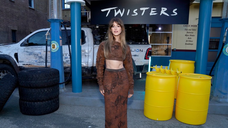 Daisy Edgar-Jones attends Twisters premiere