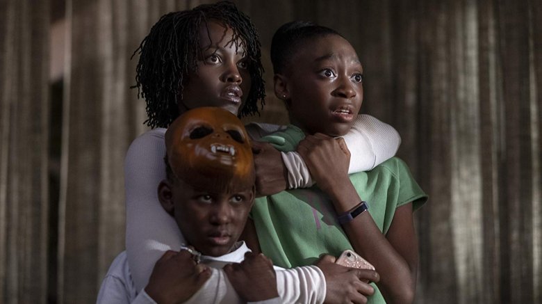 Lupita Nyong'o, Evan Alex, and Shahadi Wright Joseph in Us