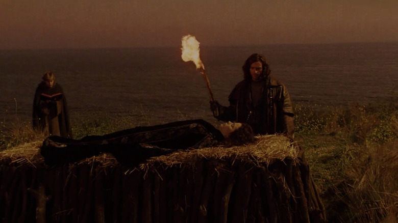 Van Helsing's Anna Valerious being cremated