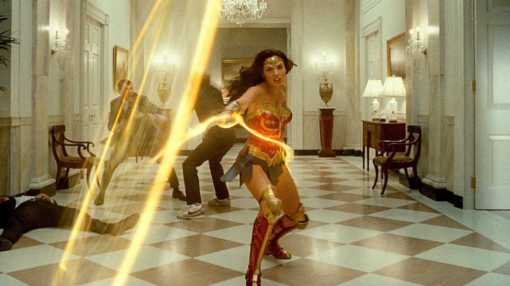 Wonder Woman wields her lasso in the White House