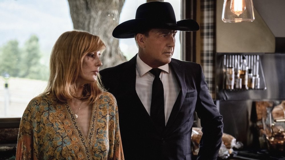 Kevin Costner and Kelly Reilly as John and Beth Dutton on Yellowstone