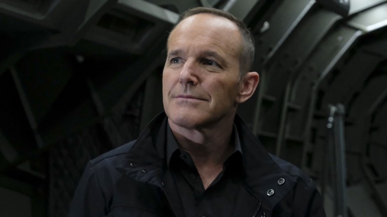 Agent Phillip Coulson in cargo bay