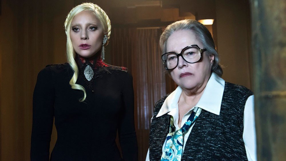 Lady Gaga and Kathy Bates in American Horror Story Hotel