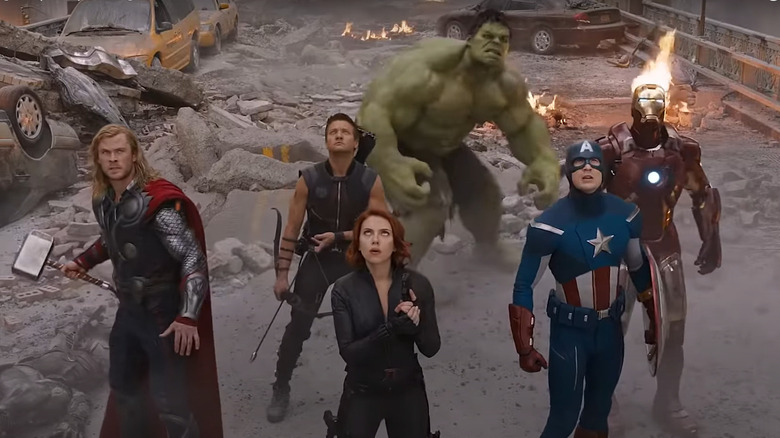 The Avengers assemble