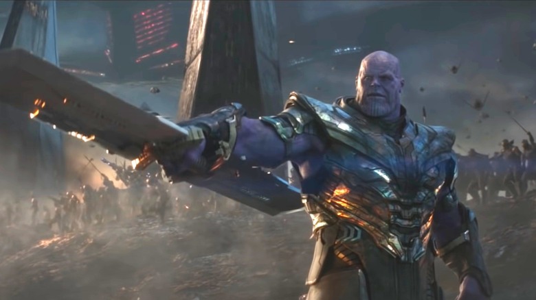 Thanos leading his army