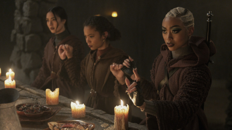 The new Weird Sisters perform a spell