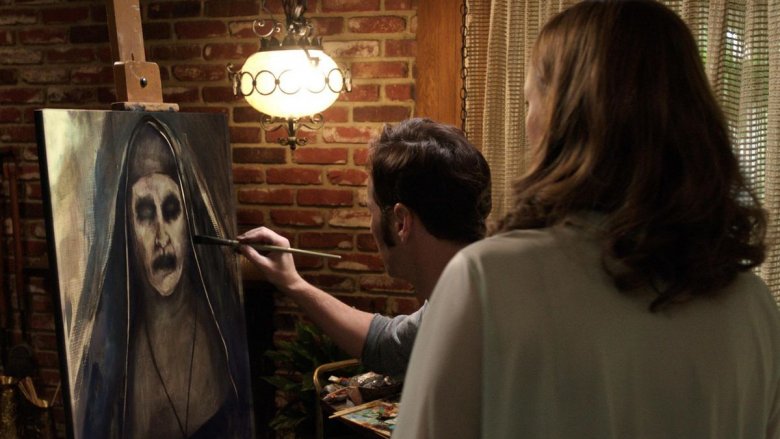 The Warrens painting the Nun