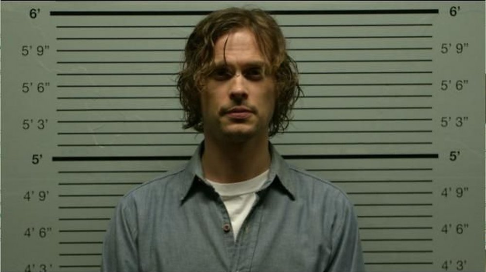 Matthew Gray Gubler as Spencer Reid in prison on Criminal Minds