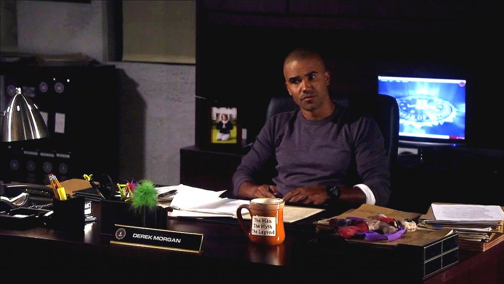 Shemar Moore as Derek Morgan on Criminal Minds