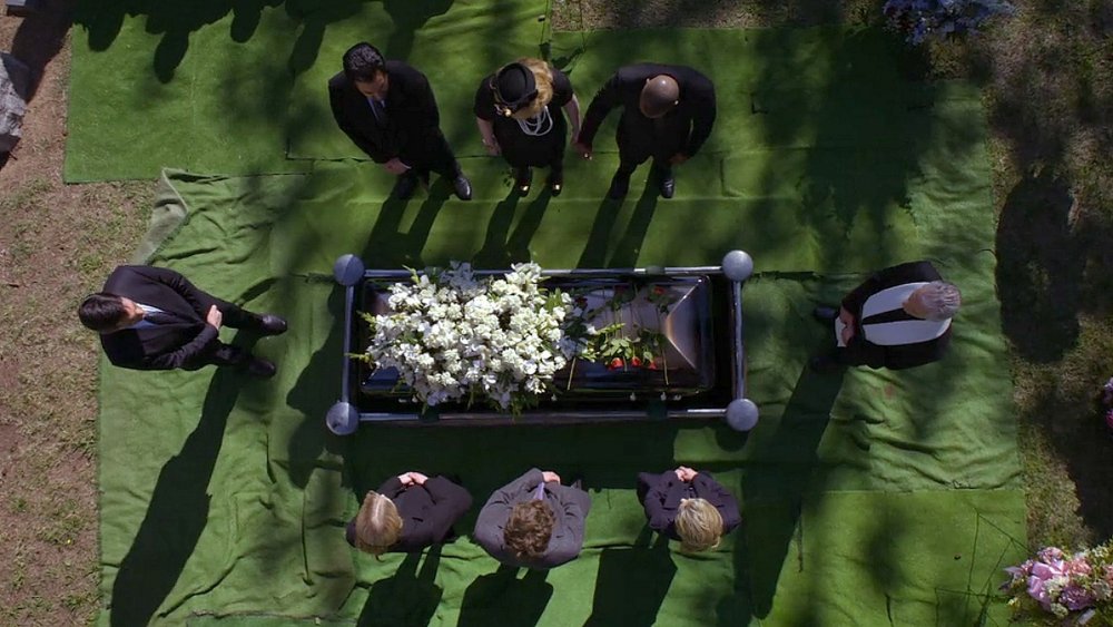 Emily Prentiss' funeral on Criminal Minds