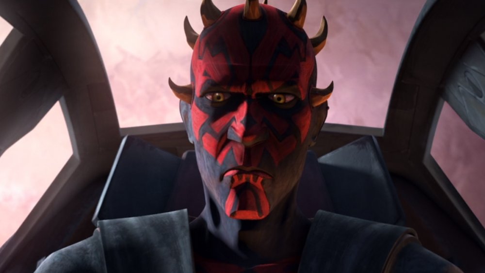 The final shot of Maul in the Clone Wars finale